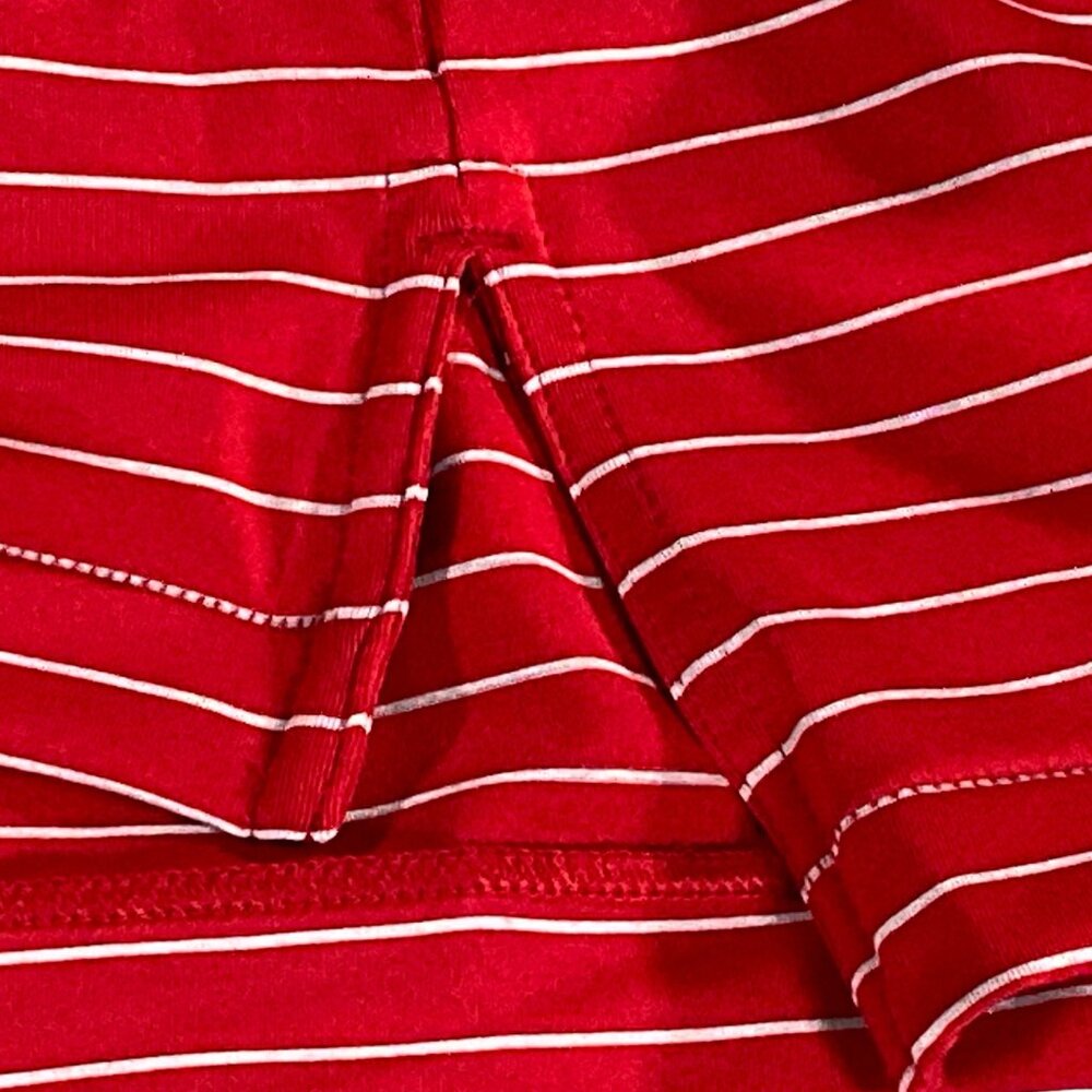 Peter Millar Shirt Mens XL Red White Stripe Jersey Comfort Performance Golf - Picture 14 of 16